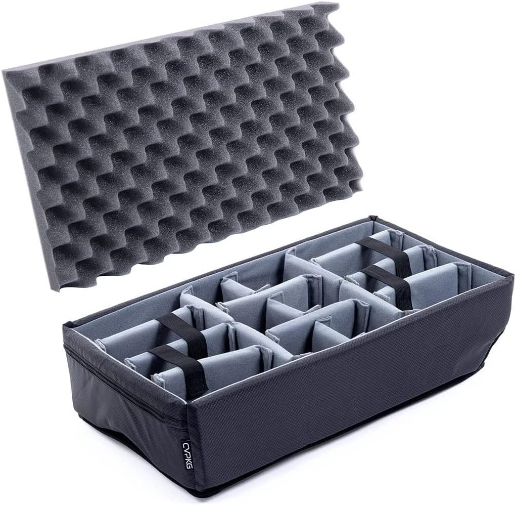 Grey ColorCase Padded dividers to fit The Pelican 1535 case.