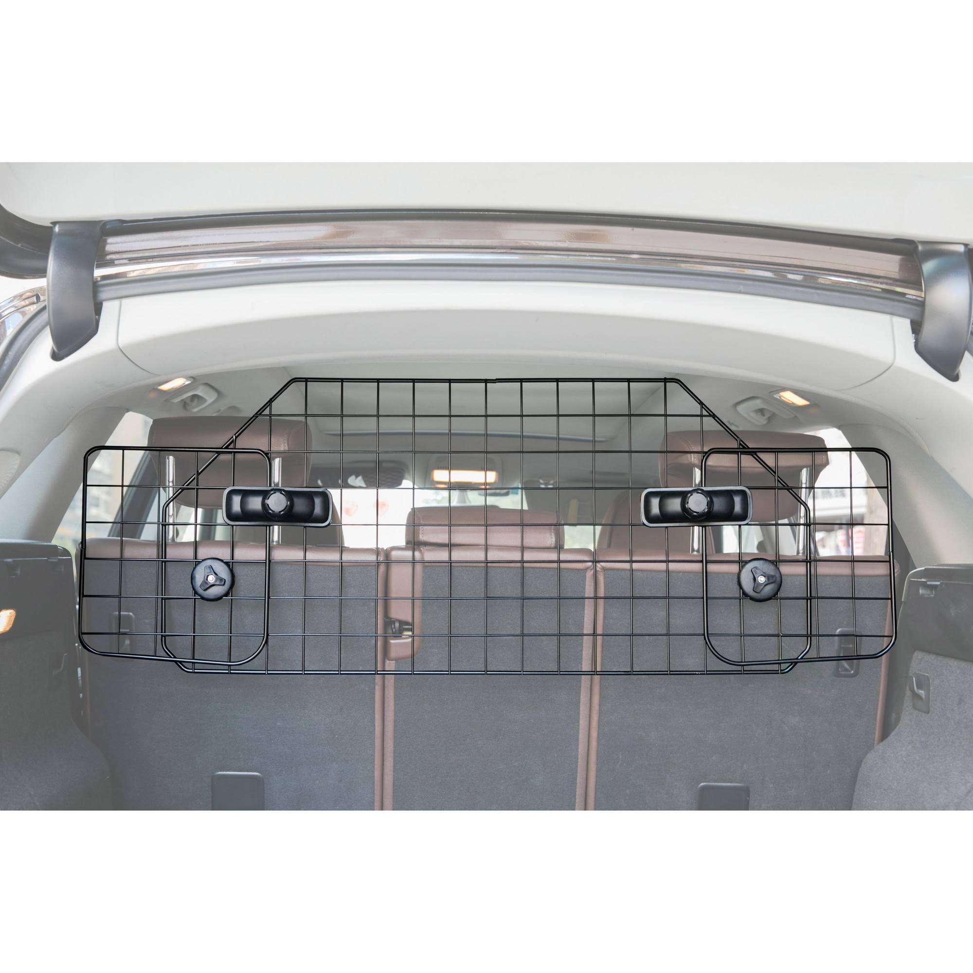 PawsMark Adjustable Dog Car Gate Backseat Barrier for Pets, Universal Fit for Vehicles