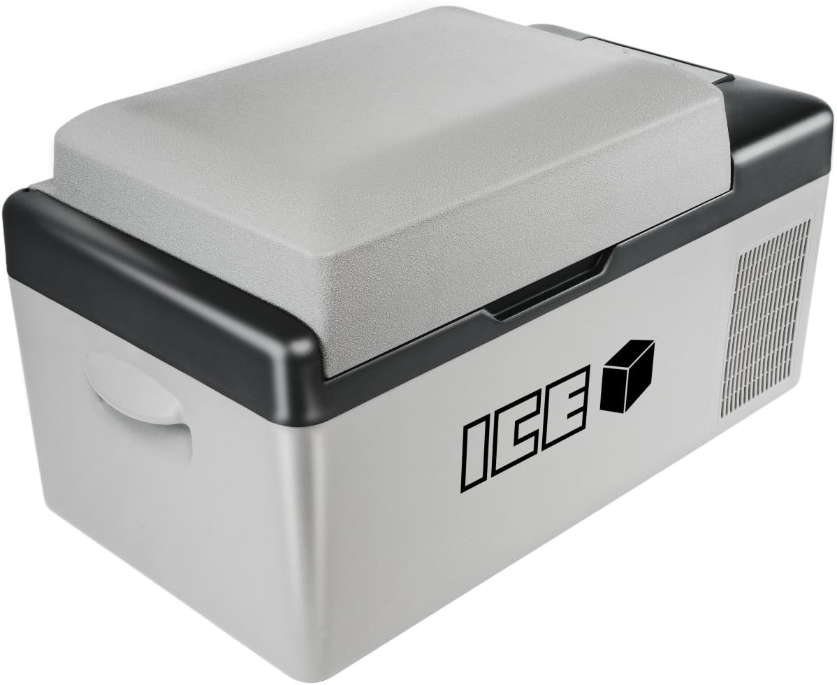 Icecube Mini Series 12V Portable Electric Refrigerator, Fridge Freezer, AC/DC 2-Way, Iceless Operation, Compatible All Vehicle Types, RV, Camping