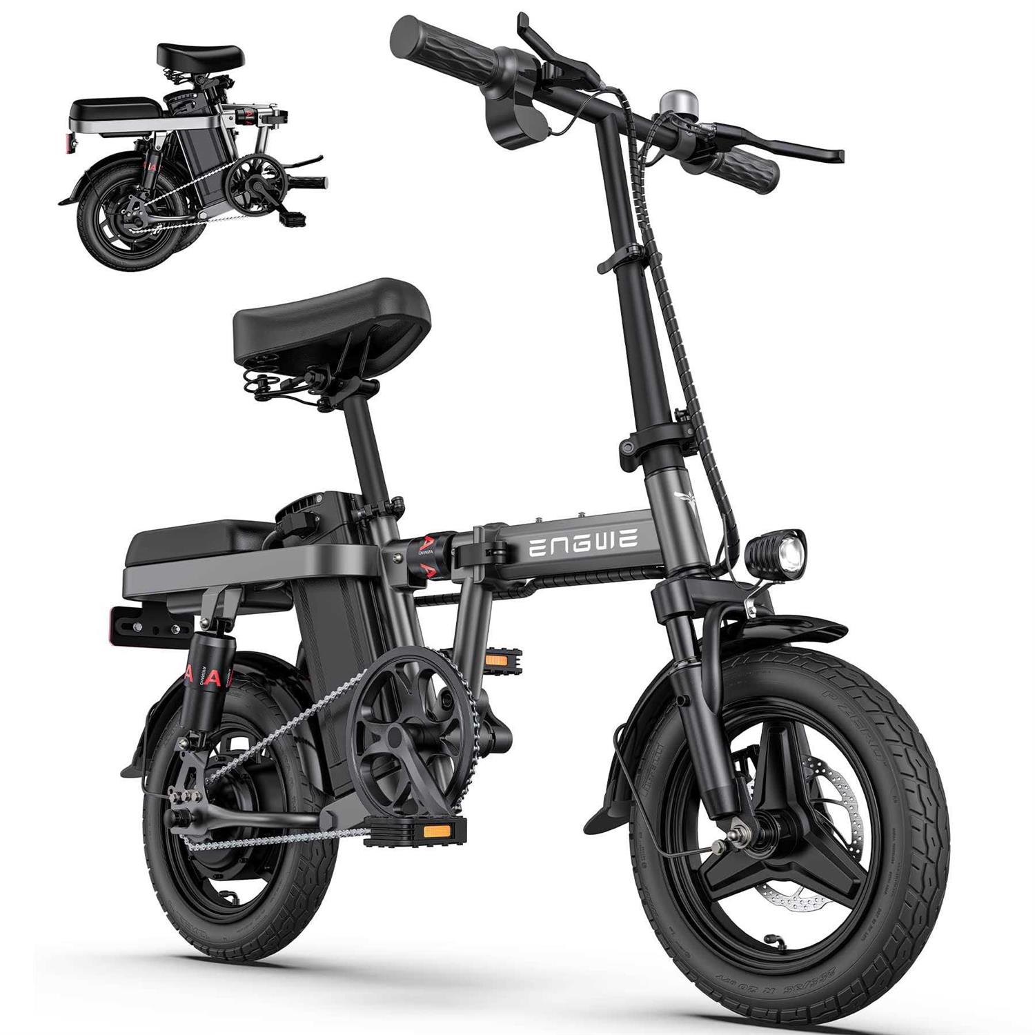 ENGWE T14 Mini Electric Bike for Adults Teens 14 City Commuter Folding Ebike - Sports Supplies Online Store