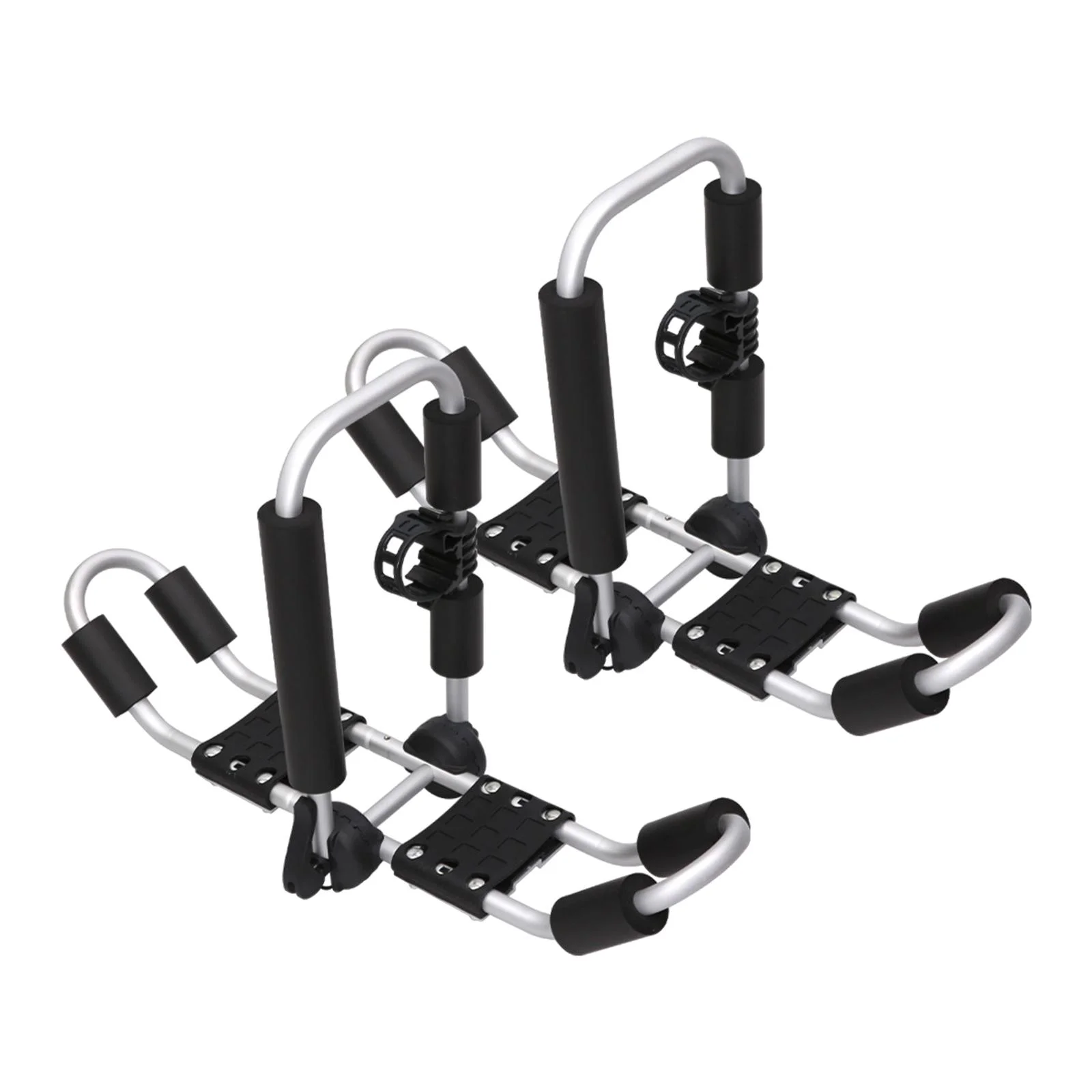 BAOSITY 2x Kayak Roof Rack Kayak Luggage Carrier Foldable Holder Universal Roof Rack Carrier for Cars SUV Canoes Boats Kayaks Surfboards