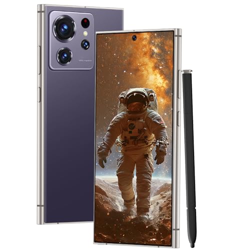 S24 Ultra Unlocked Cell Phones Smartphone with Built-in Pen 8+256GB Android 13 Phones 6.8" HD Screen Dual SIM 108MP+48MP Camera 6800 mAh (Green)