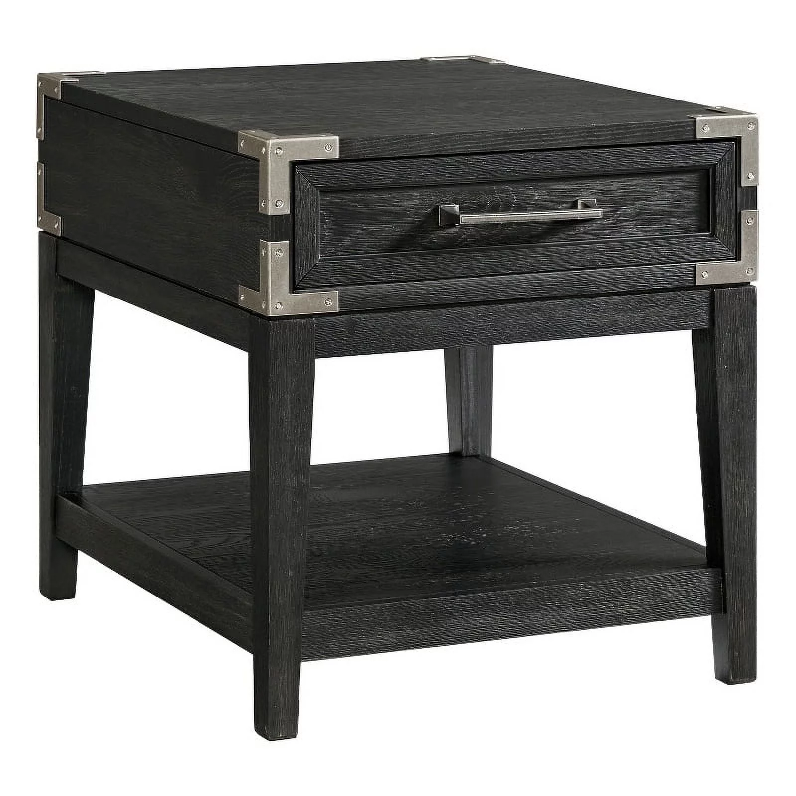 Intercon Furniture Laguna Occasionals 26x22" Wood End Table in Black