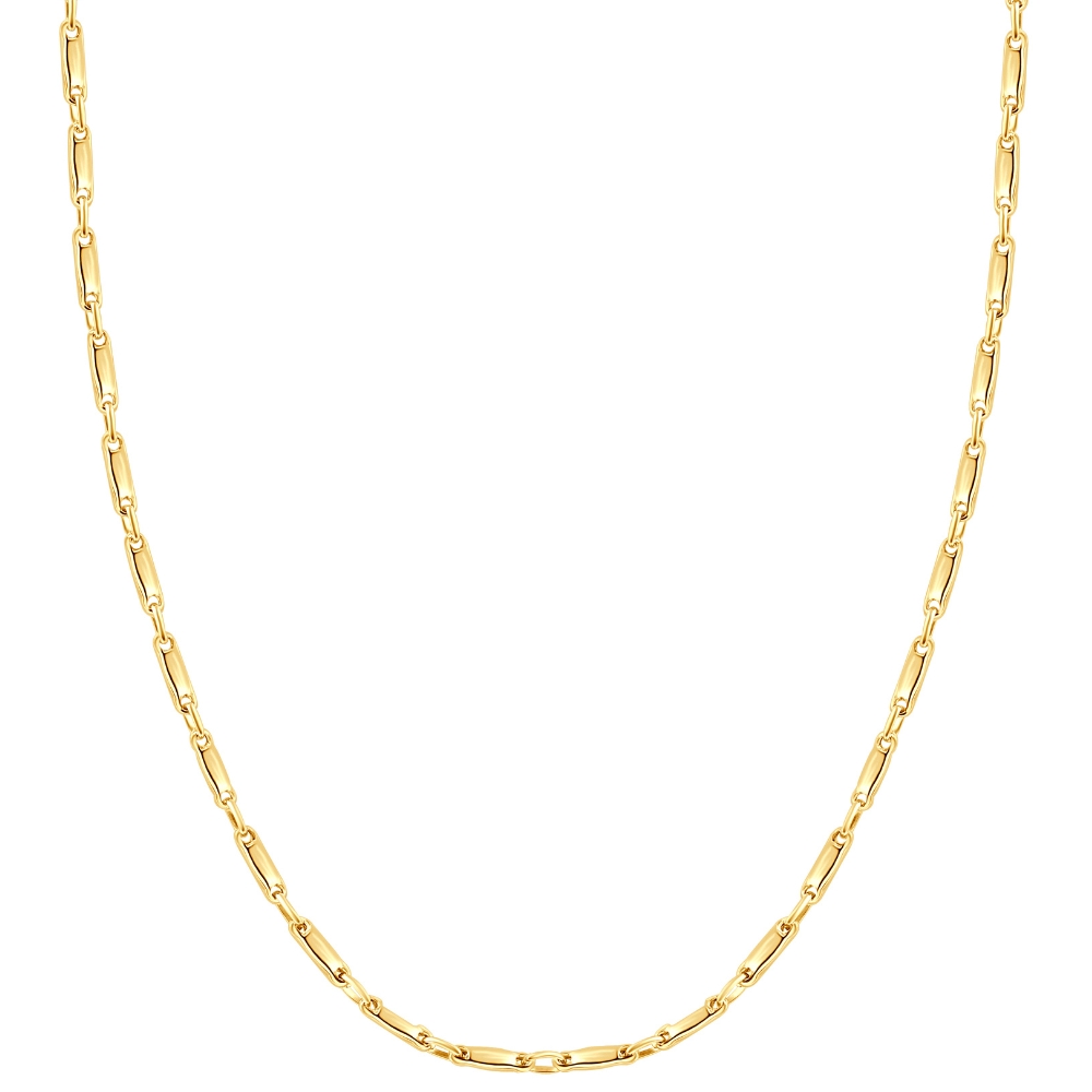 Pompeii3 14k Yellow Gold Women's 24" Chain Necklace 10 Grams 2.5mm Thick