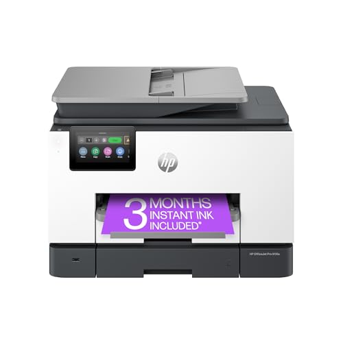 HP OfficeJet Pro 9135e All-in-One Printer, Color, Printer-for-Small Medium Business, Print, Copy, scan, fax