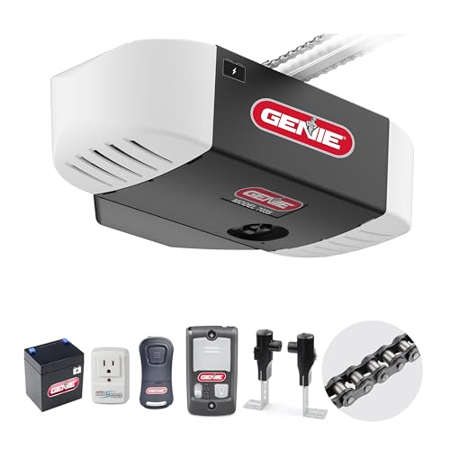 Genie Chain Drive 750 3/4 HPc Garage Door Opener w/Battery Backup - Heavy Duty - Operate your garage door when the primary power is out