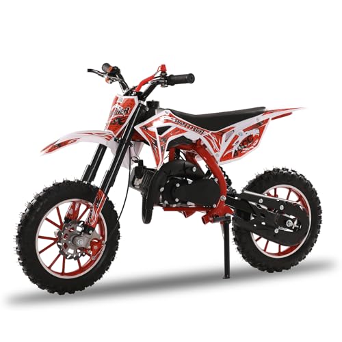 Kids Dirt Bike, Mini Dirt Bike, 50CC Gas Powered Mini Bike 2 Stroke, Off Road Mini Bikes for Kids and Adult