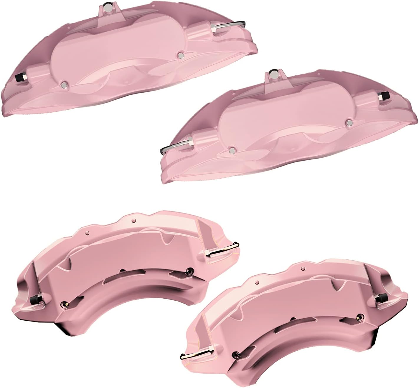 AOOA Caliper Covers Yellow Brake Covers Fits Mustang （set of 4）