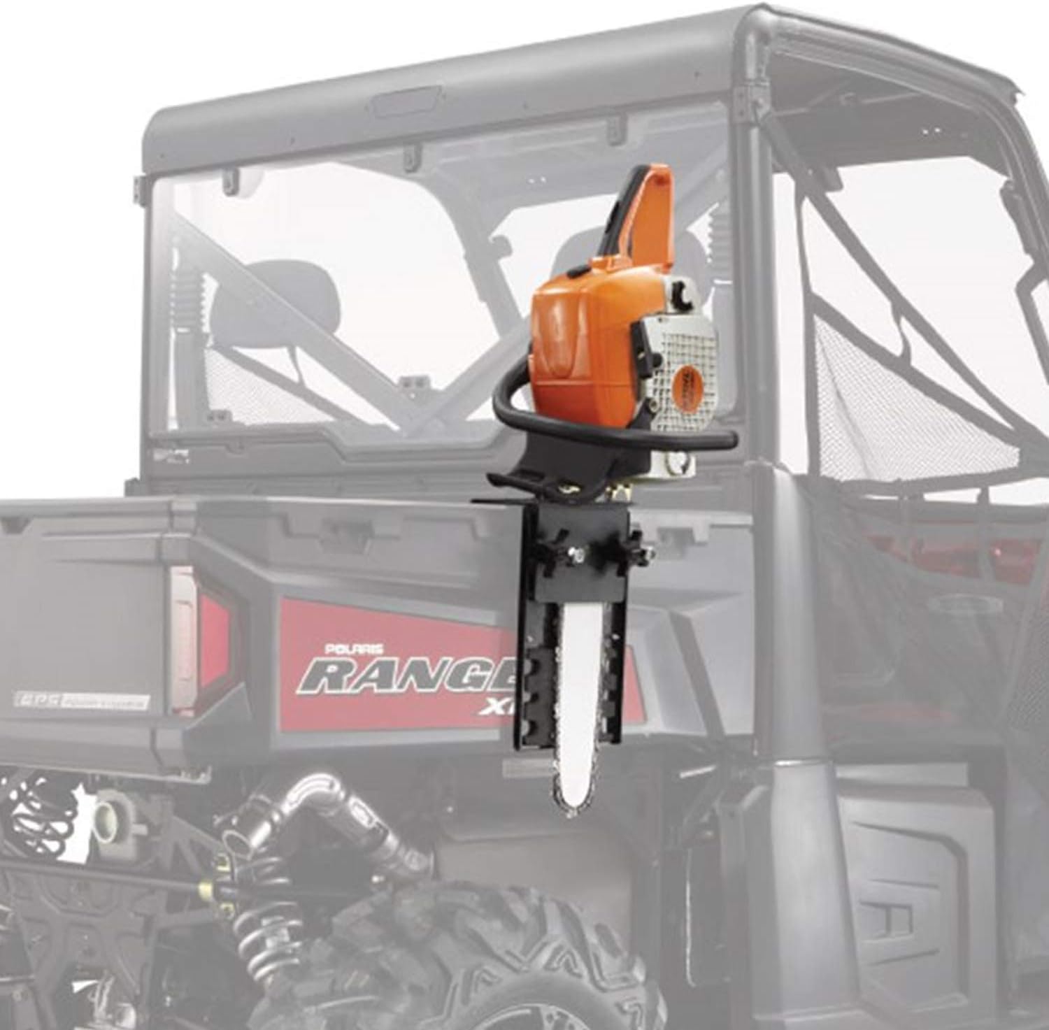 Polaris New OEM Ranger Lock & Ride Chainsaw Mount Carrying Bracket Sawpress