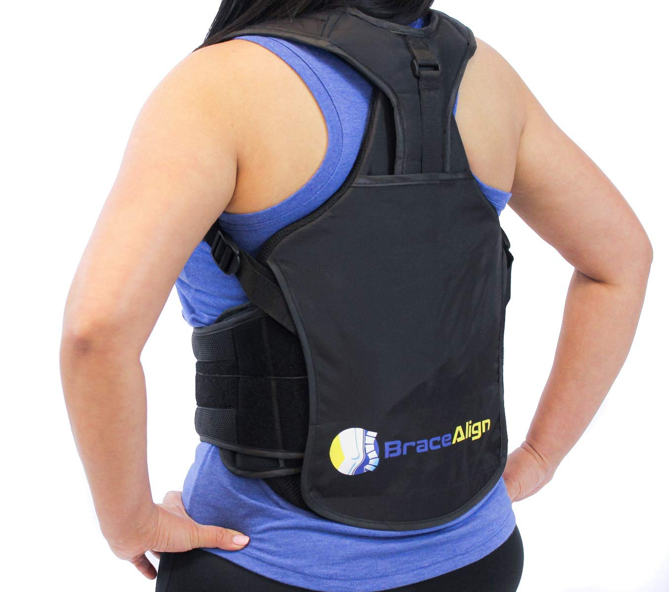 TLSO Thoracic Medical Back Brace PDAC L0456 L0457 - Pain Relief and Straightener for Fractures, Post Op, Herniated Disc, DDD and Spinal Trauma