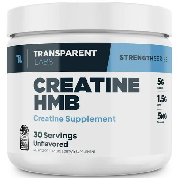 Transparent Labs Unflavored Creatine HMB 0.46 lb - Kansas Nuitrition - HNZSDS