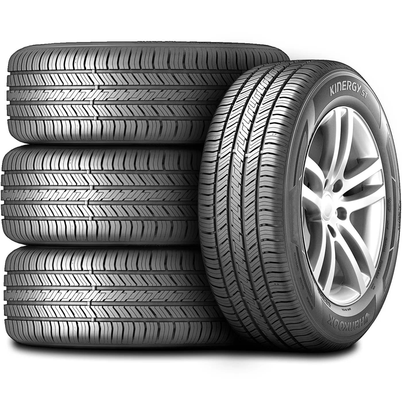 Set of 4 (FOUR) Hankook Kinergy ST 225/55R18 98H A/S All Season Tires Fits: 2019 Subaru Crosstrek Hybrid. 2018 Subaru Crosstrek Base