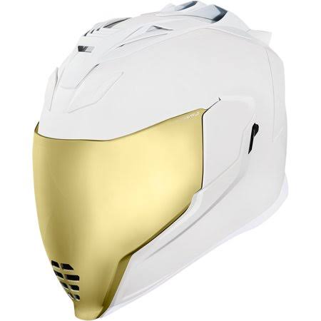 Icon Airflite Peace Keeper Motorcycle Helmet White XS, Size: Xs (XSmall)