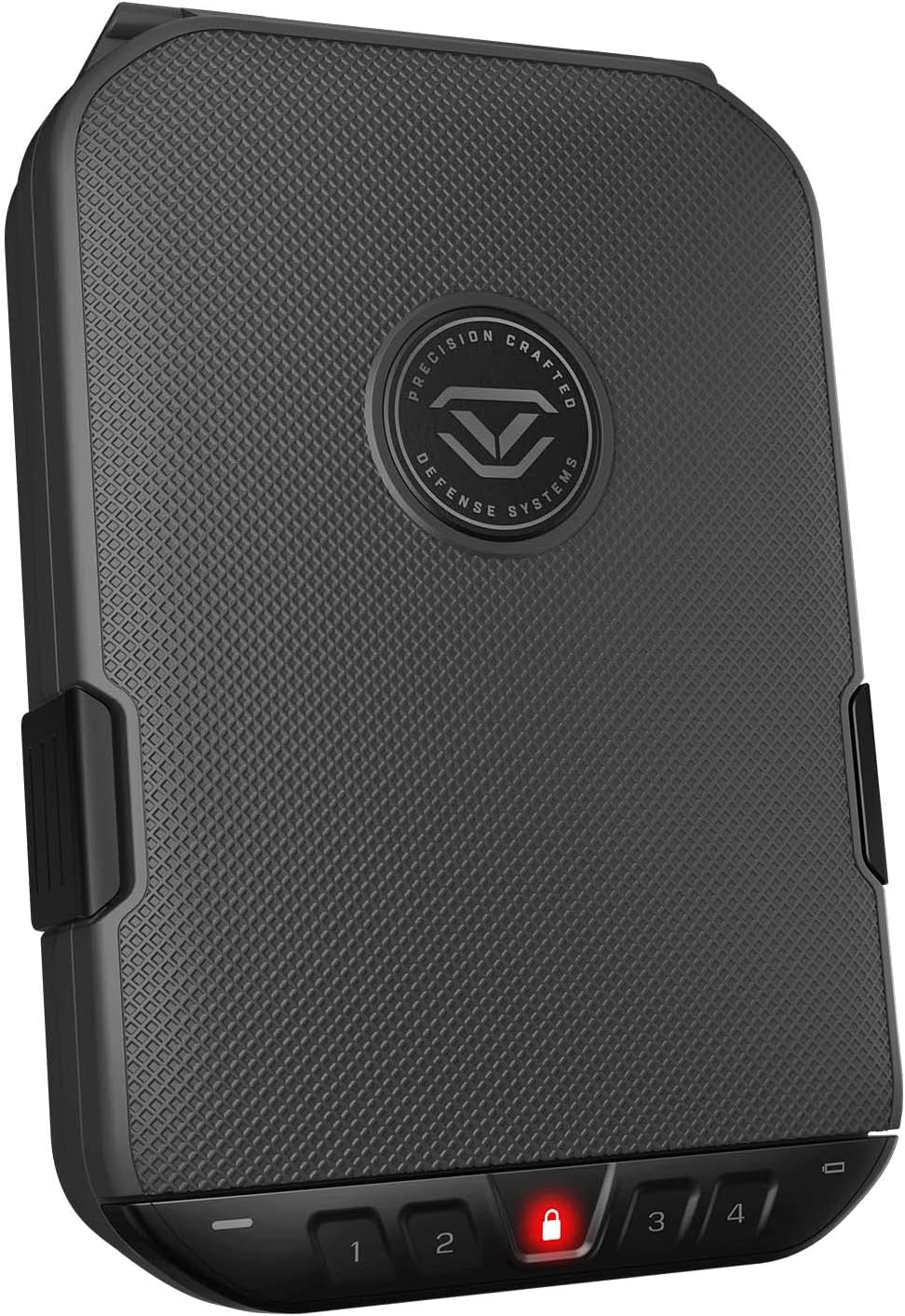 VAULTEK LifePod 2.0 Secure Waterproof Travel Case Rugged Electronic Lock Box Travel Organizer Portable Handgun Case with Backlit Keypad (Titanium