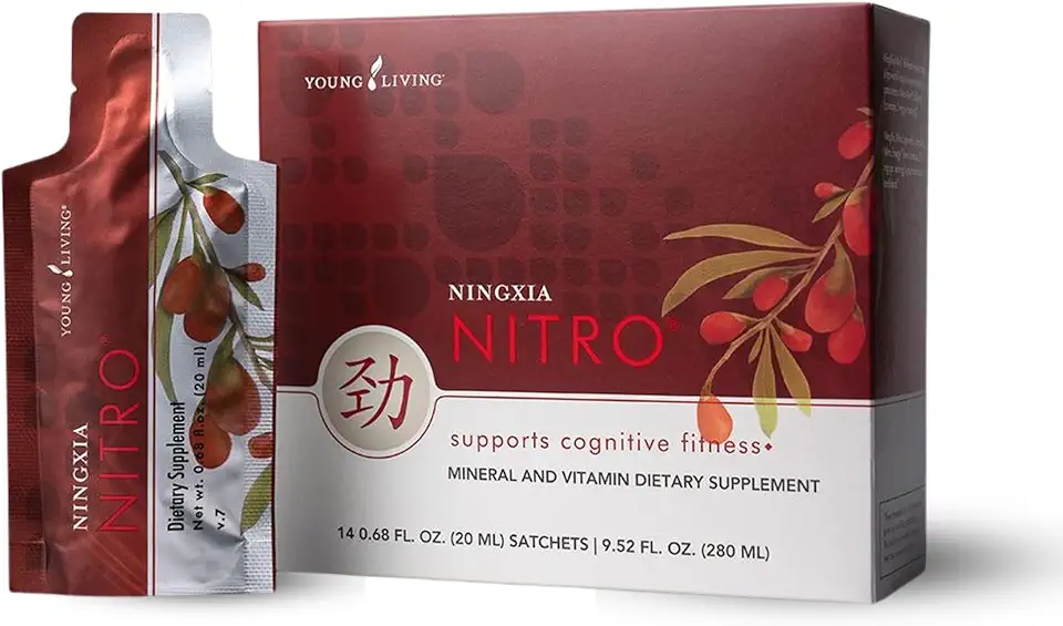 Young Living NingXia Nitro fitness cognitivo (pacote com 1) - Kansas Nuitrition - HNZSDS