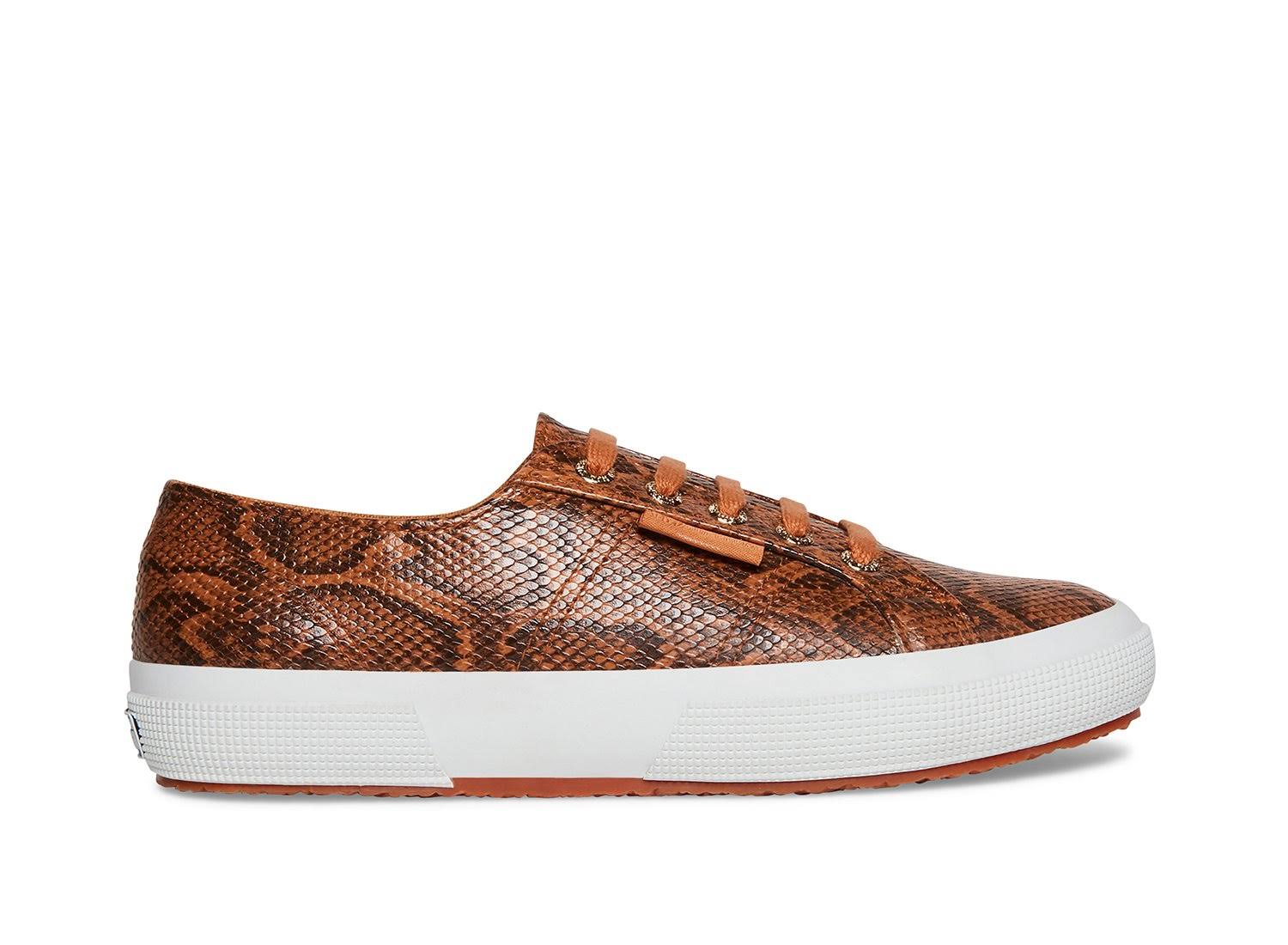Superga 2750 - Faux Snake Brown Snake