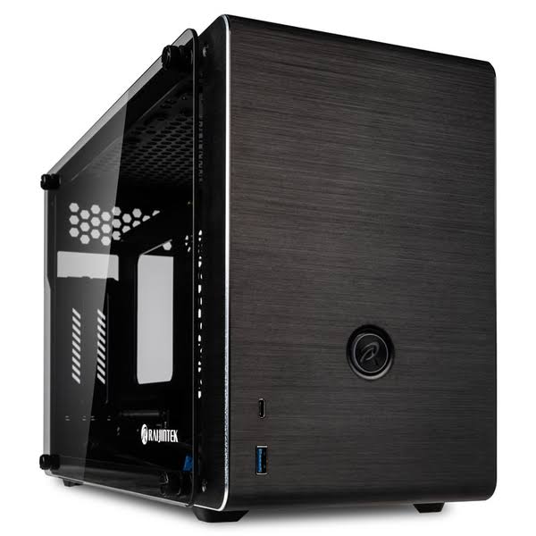 Raijintek Ophion Mini-ITX Case - Black Tempered Glass