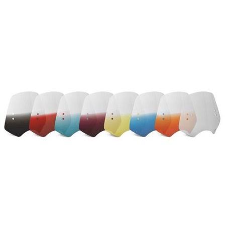 Memphis Shades Mep3411 21in. Replacement Plastic for Fats Windshield (7in.Cutout) - Gradient Black - Avayadevconnect