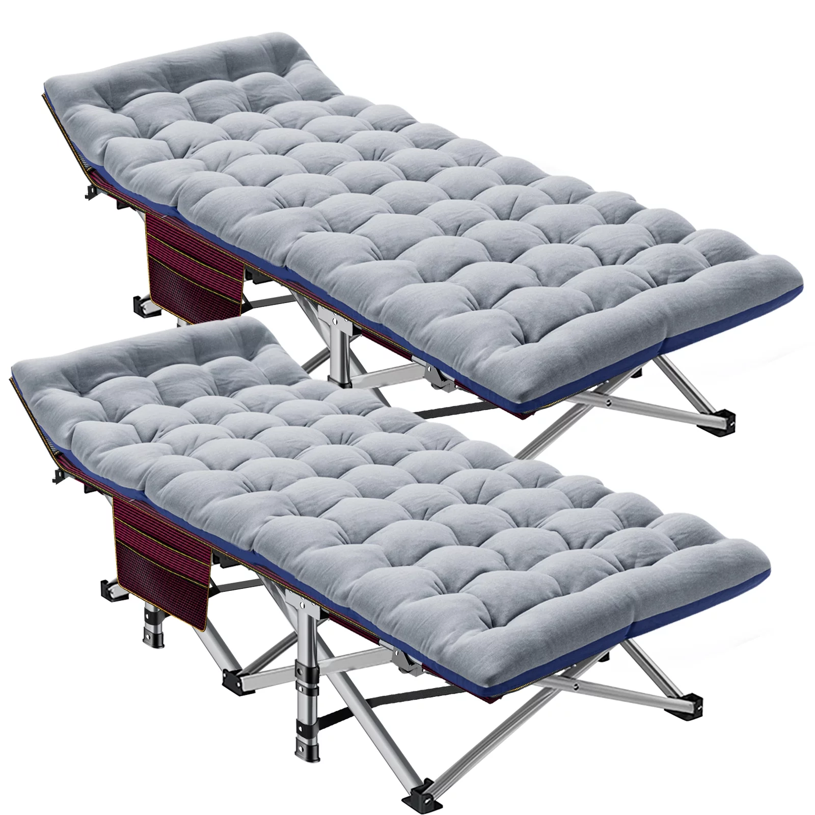 NAIZEA Folding Bed for Adult, Portable Camping Bed, Folding Sleeping Bed,camping cot with Mattress and Carrying Bag