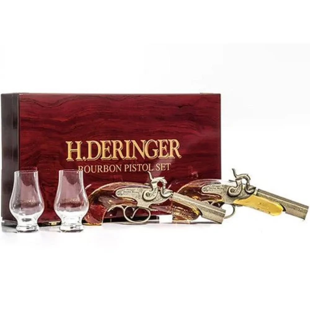 H. Deringer Bourbon Pistol Set 200ml X 2 - Nestor Liquor