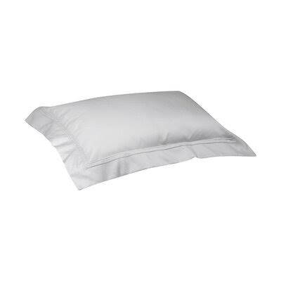 Triomphe Sateen Envelope Sham Yves Delorme Silver Boudoir