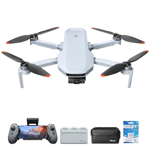 Potensic Atom 2 3-Axis Gimbal 8K GPS Drone, Fly More Combo Bundle with 256GB Micro Memory Card