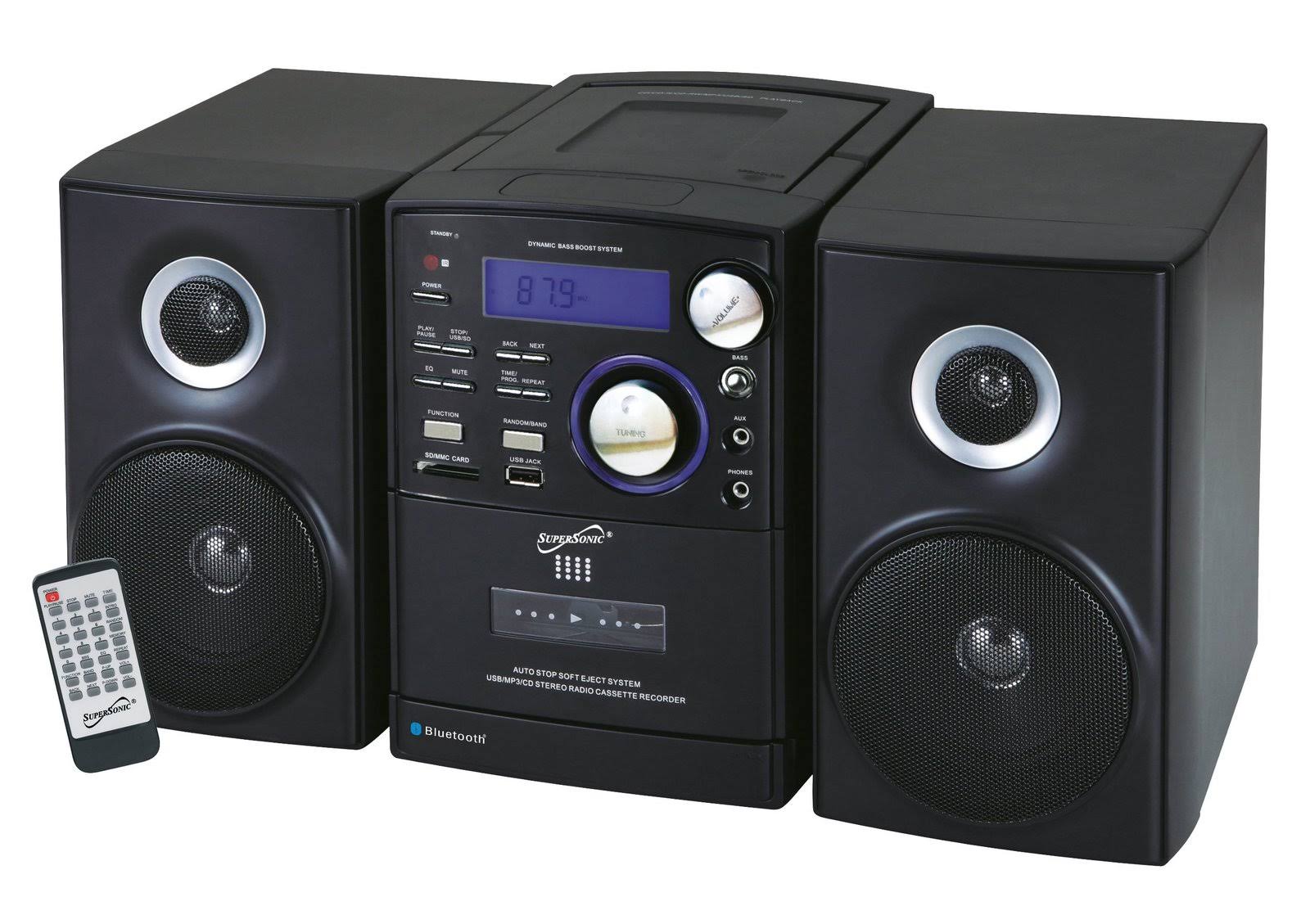 Supersonic SC807 CD/Mp3/Cassette Player
