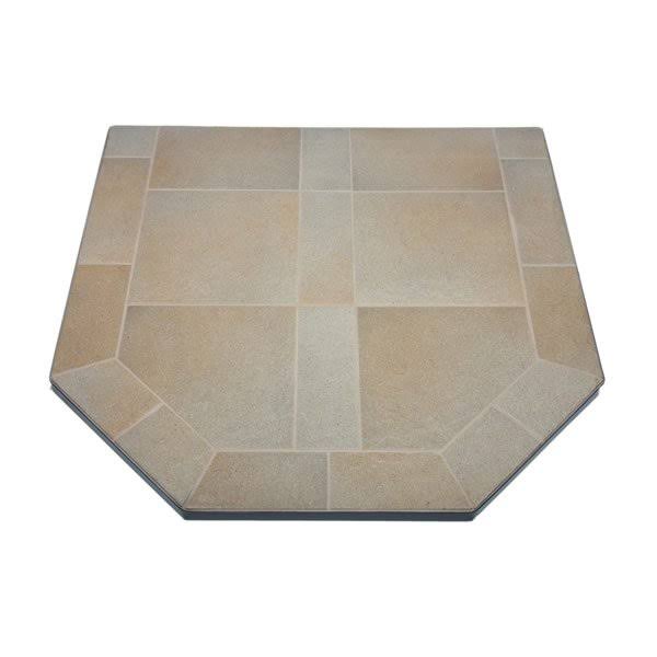 Heritage Standard Hearth Pad - 40x22 x 40x22 Sand Stone