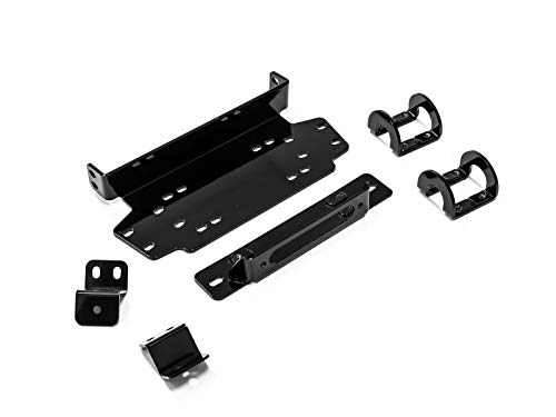 SuperATV 3500 lb Black Ops Winch with Heavy Duty Winch Mounting Plate for 2019+ Honda Talon 1000X / 1000R | 2020+ Talon 1000X-4 | Complete Kit Ready