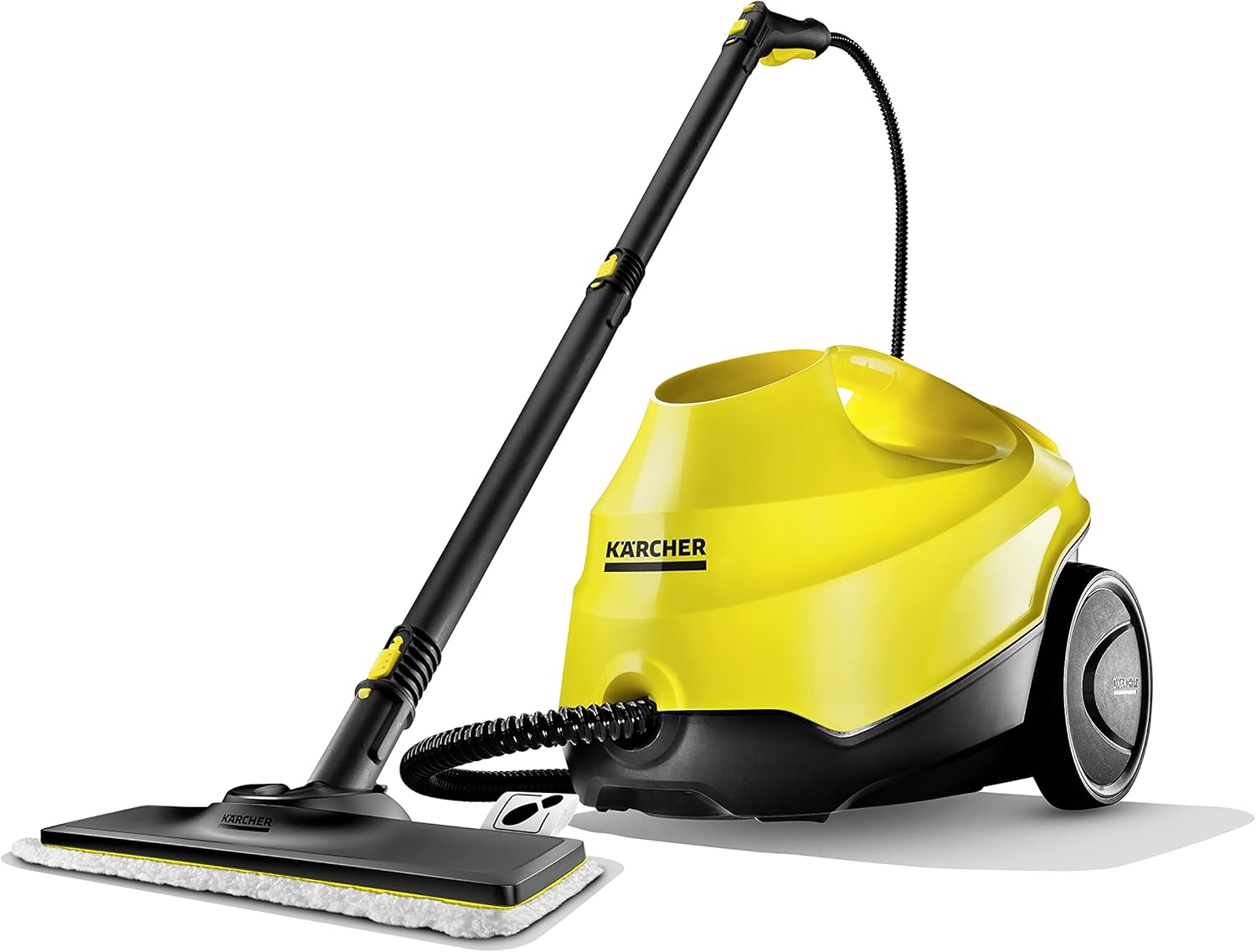 Karcher SC 3 Portable Multi-Purpose Steam Cleaner with Hand & Floor Attachments for Grout, Tile, Hard Floors, Appliances & More – Chemical-Free
