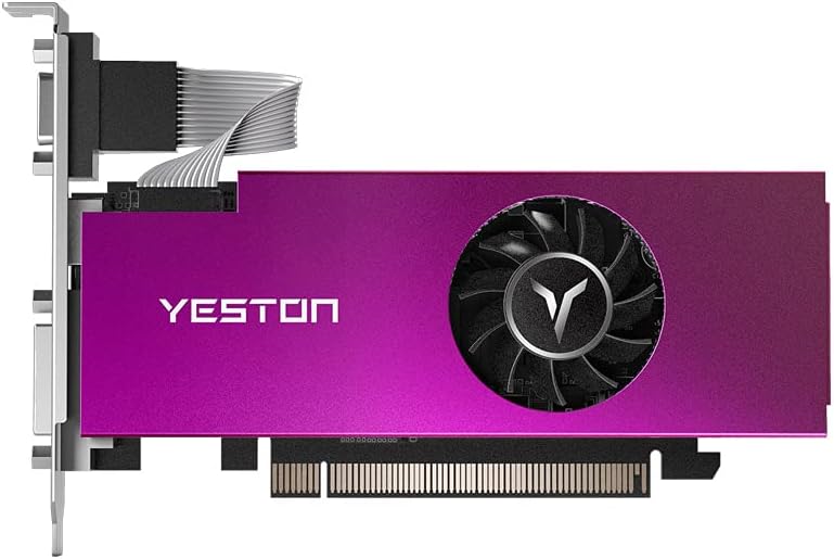 Baile Yeston AMD Radeon RX550 Gaming Graphics Cards, 4GB RAM GDDR5 128Bit 6000MHz VGA + HDMI + DVI-D GPU for PC