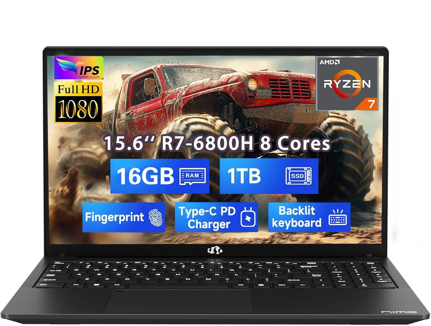 15.6" IPS FHD Gaming Laptop