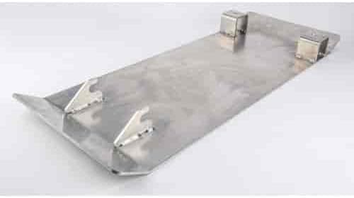JEGS Jack Skid Plate | Fits JEGS 2-Ton Floor Jack Part # 555-80006 (Available Separately) | Ideal For Work On Dirt, Gravel