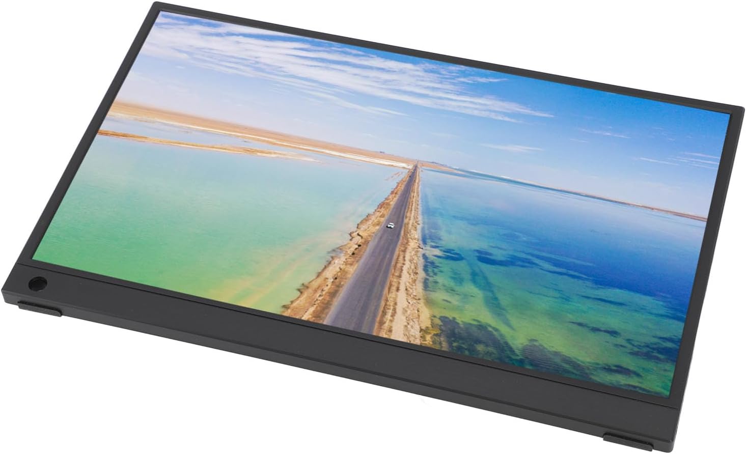 15.6 Inch Portable Monitor with Touchscreen, HDR Display, Dual Screen Usage, Mobile Screen Projection, Wide Compatibility, Lightweight and Portable