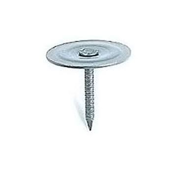 2 in. Electro Galvanized Metal Round Cap Roofing Nails 25 lb., from National Nail