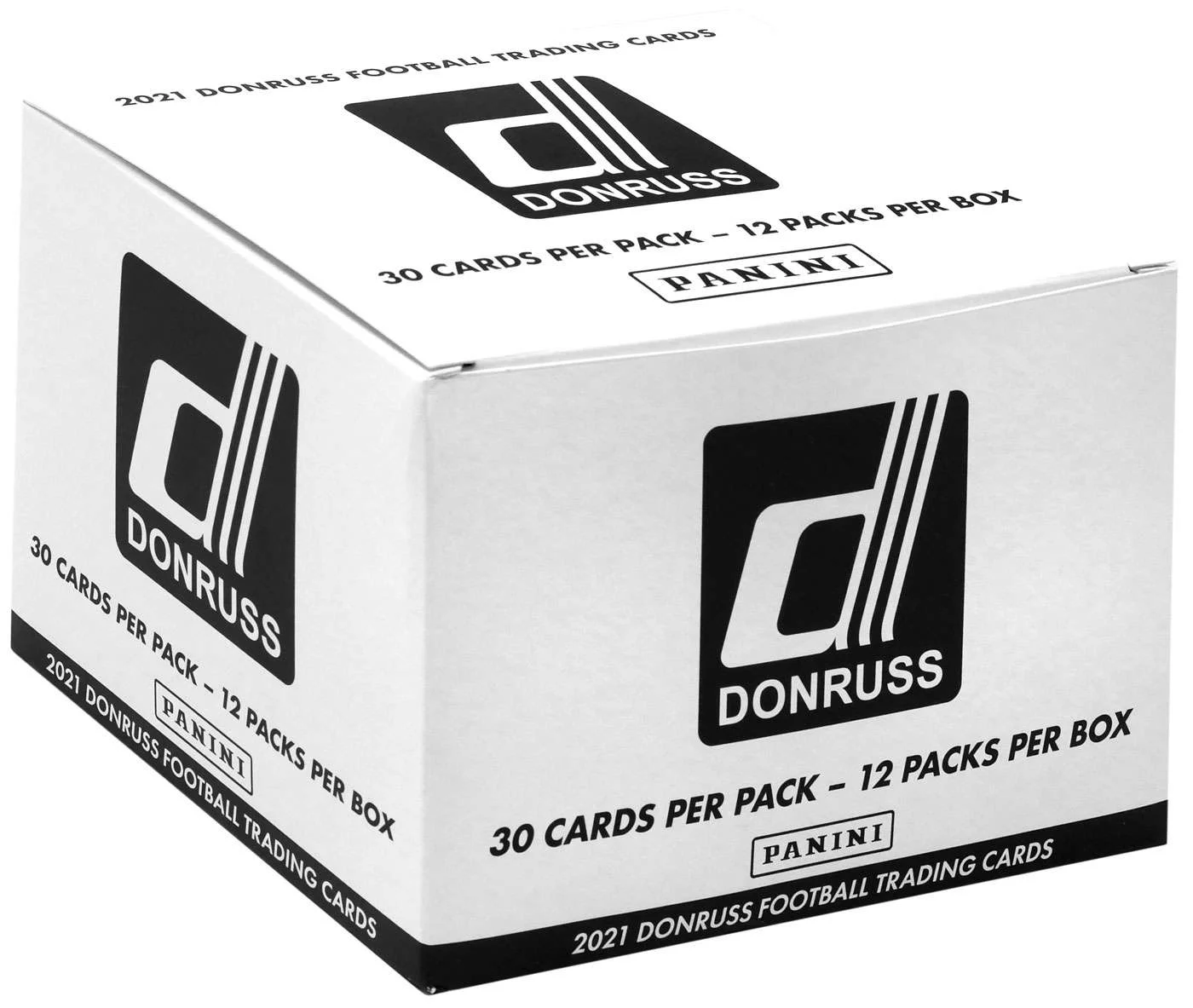 NFL Panini 2021 Donruss Football Trading Card VALUE Box (12 Packs)