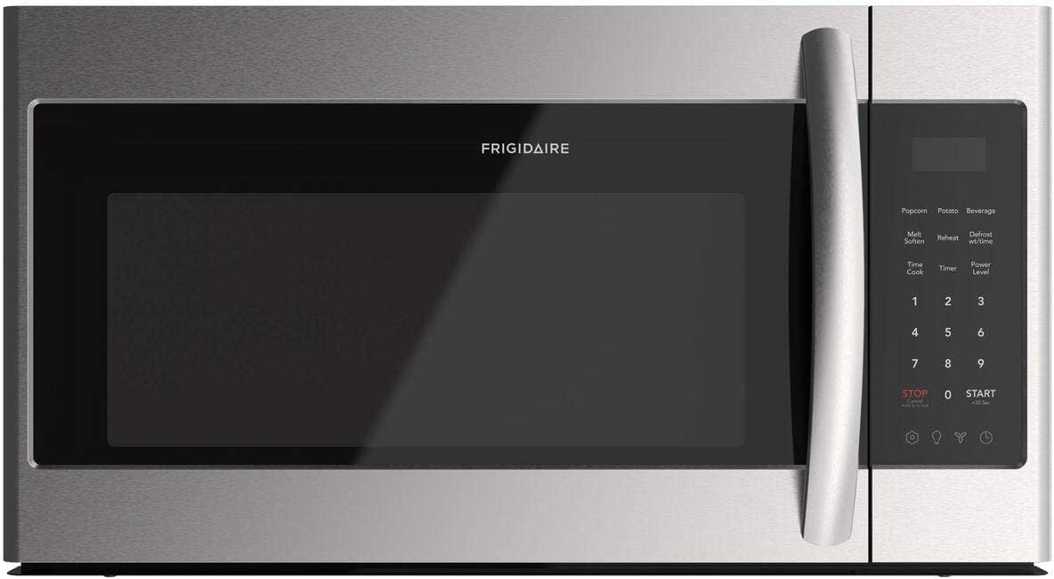 FRIGIDAIRE FFMV1846VS 30 Stainless Steel Over The Range Microwave with 1.8 cu. ft. Capacity, 1000 Cooking Watts, Child Lock and 300 CFM