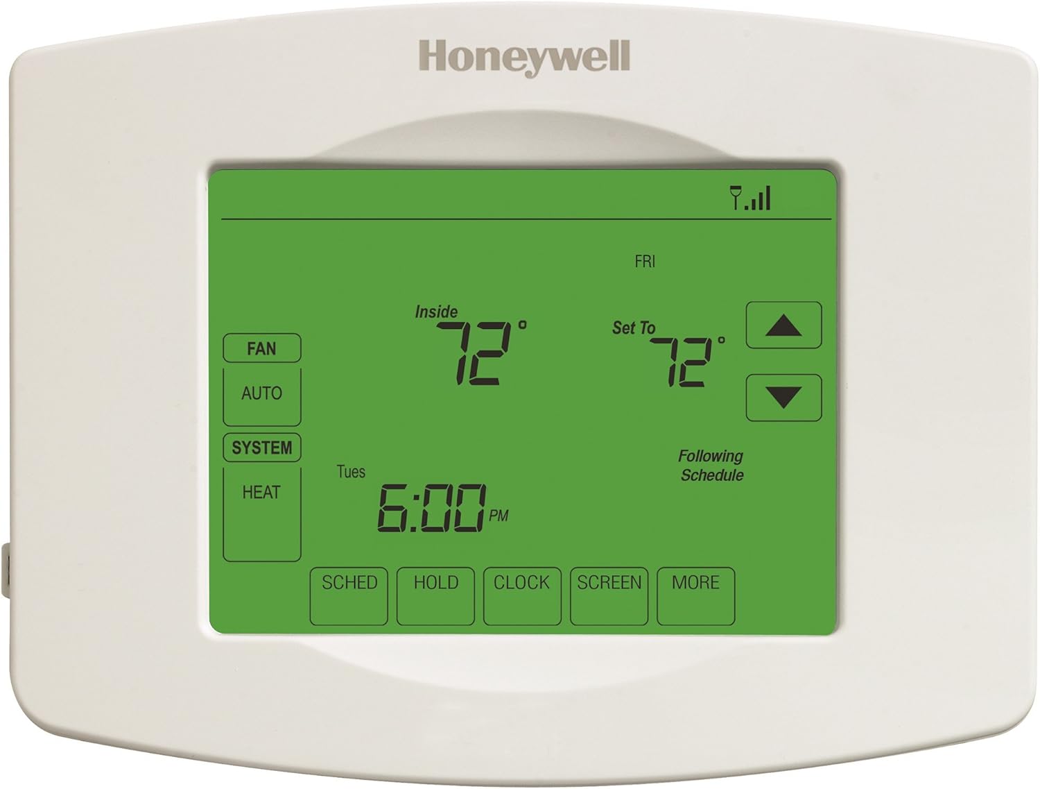 Honeywell Home Home RTH8580WF Wi-Fi Touchscreen 7-Day Programmable Thermostat