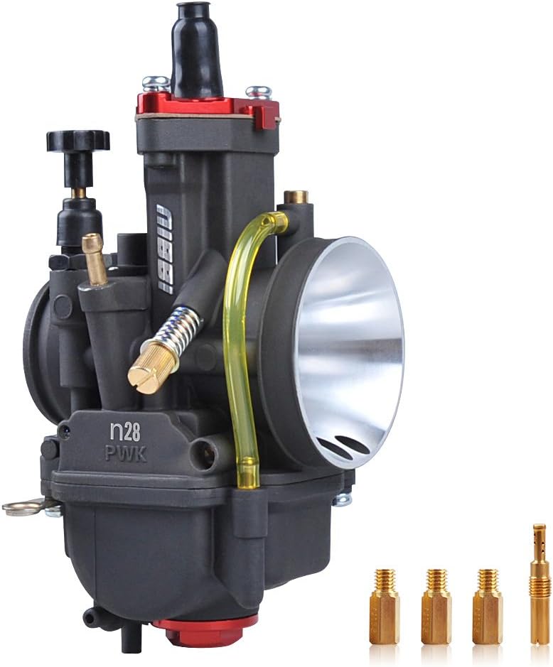 NIBBI Racing 28mm Carburetor 150CC 160CC 190CC With Power Jet PWK 28mm With Carburetor Jets Fit Dirt Bike TTR BBR Apollo ATV Cafe BikeReplace for