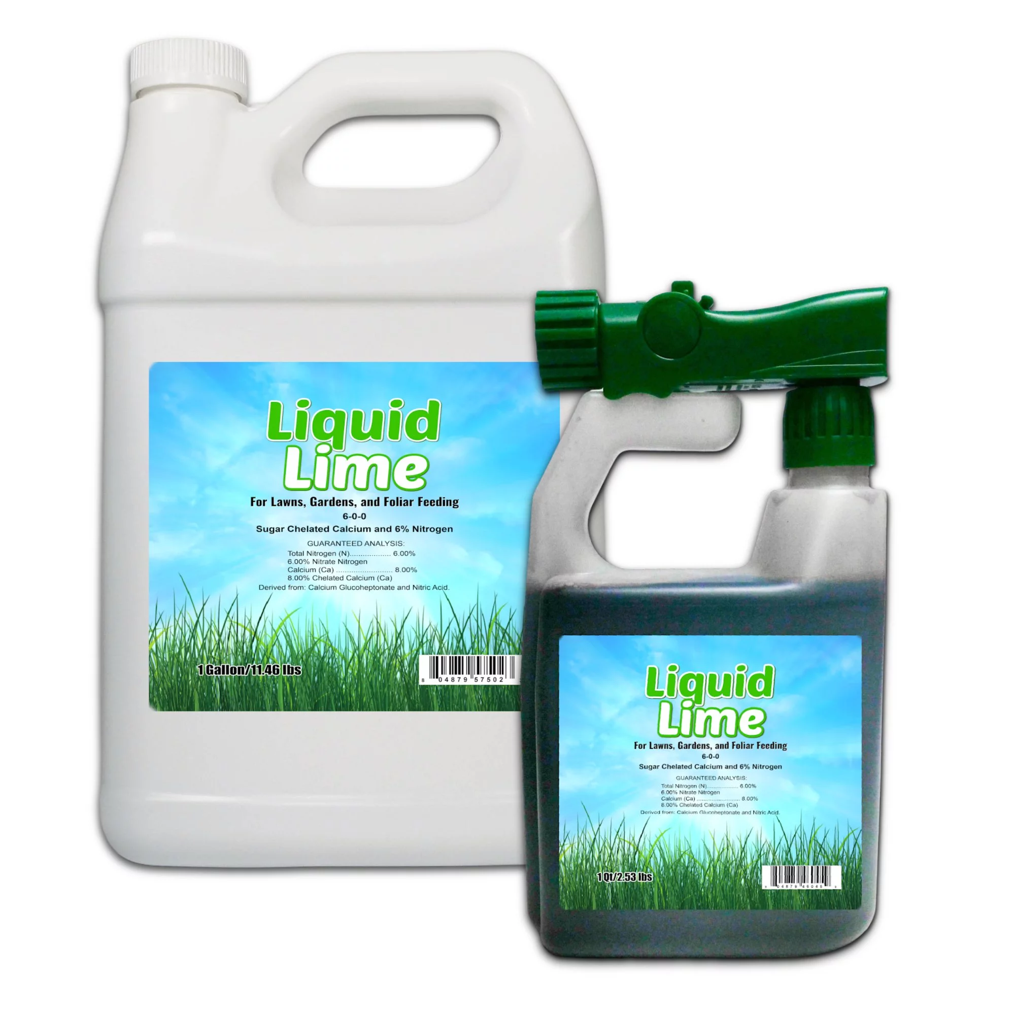 Liquid Lime Sugar-Chelated Calcium - 1 quart with sprayer + 1 gallon refill