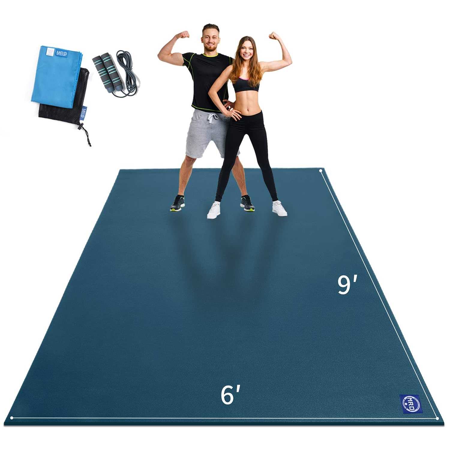 Extra Large Exercise Mat Workout Mats for Home Gym Flooring - Sports Supplies Online Store