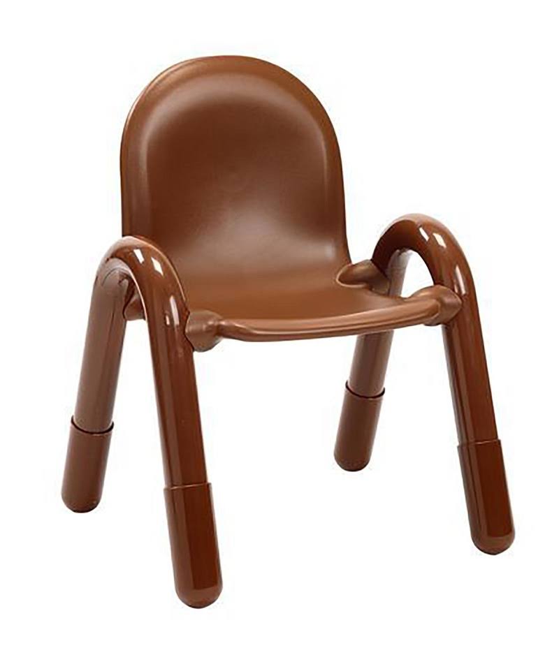 Angeles AB7911CB 11 in. Baseline Plastic Classroom Chair Cocoa