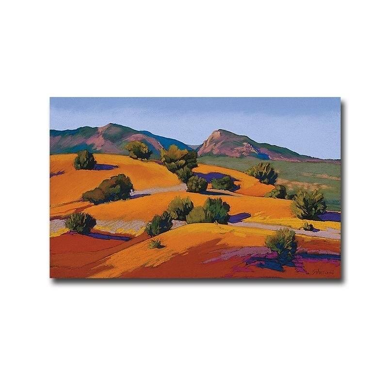 Mary Silverwood 'Juniper Hills' Canvas Gallery Wrapped Giclee 25-inch x 40-Inch Art