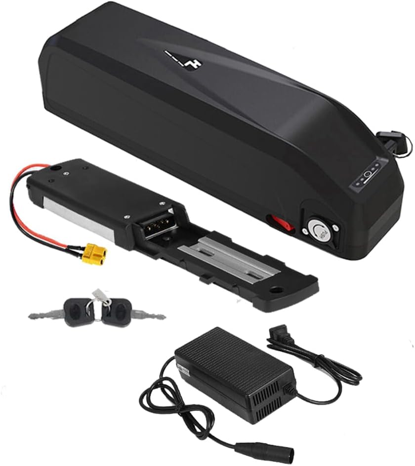 Hailong E-Bike Battery 48V 20Ah Electric Bike Lithium Li-Ion Battery with 35A BMS 3A Charger for 250W 500W 750W 1000W Bafang Voilamart and Other