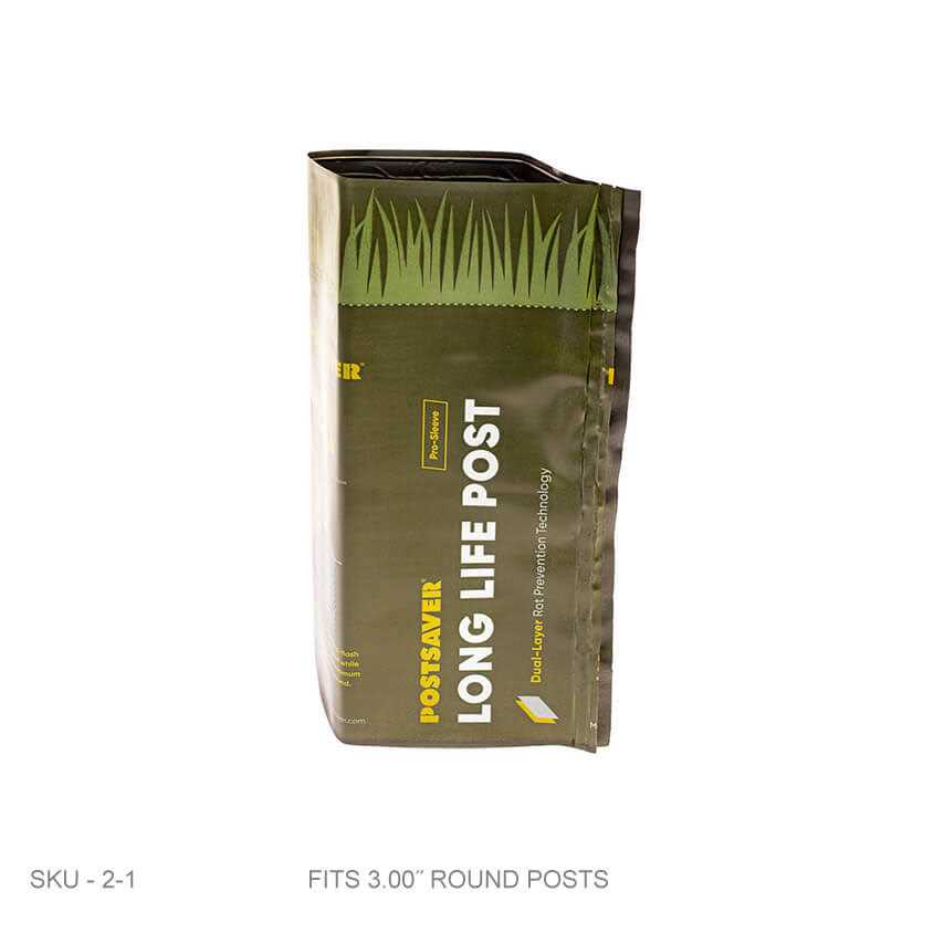 Postsaver Rot Protection Post Wrap and Tack 180-in Black/Green Composite Post Sleeve For Wood Fence - Shop Hardware Tools Online Store