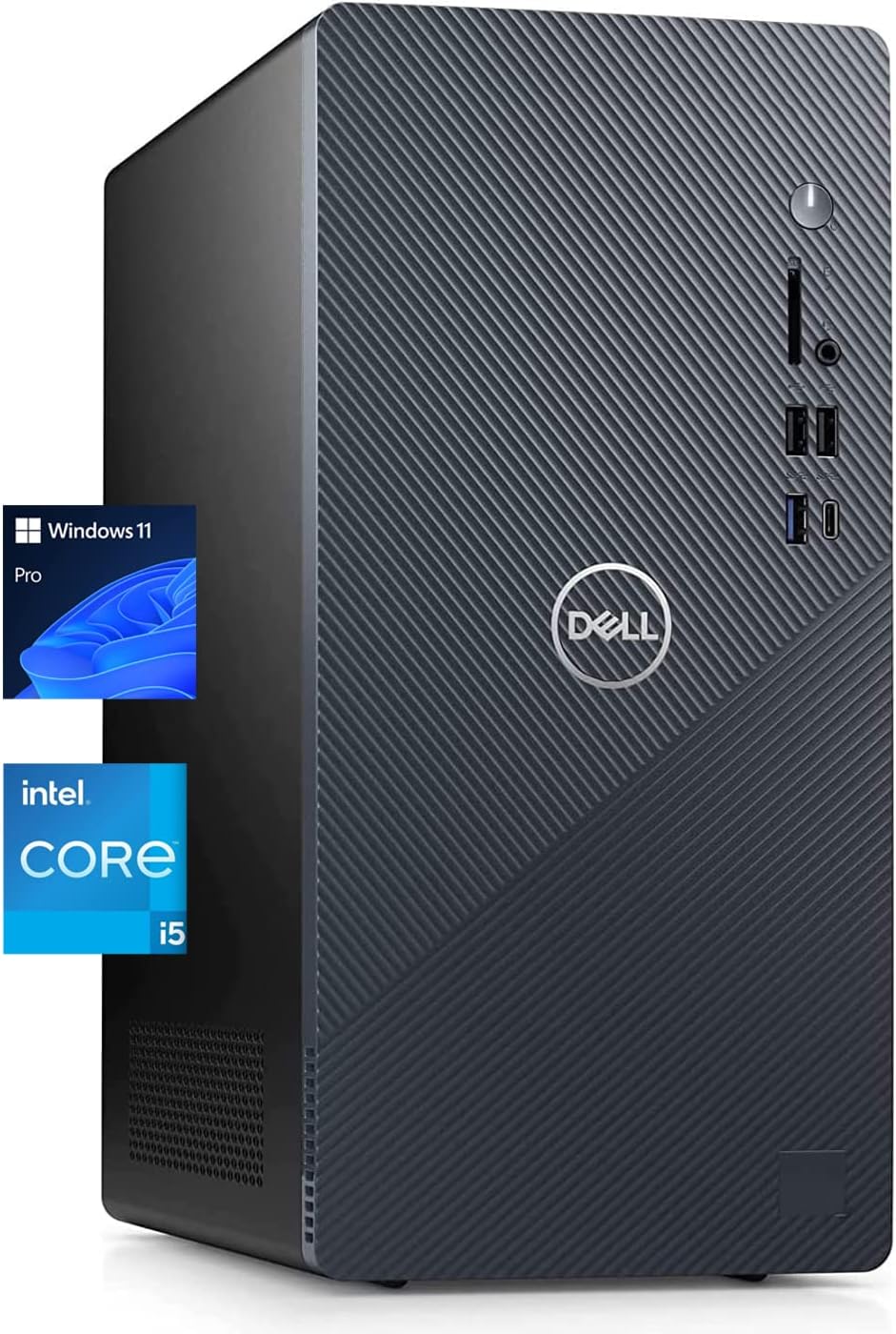 Dell Inspiron 3910 Business Desktop Computer, 12th Gen Intel Core i5-12400, Windows 11 Pro, 16GB RAM, 512GB SSD, Intel UHD Graphics, Bluetooth, WiFi