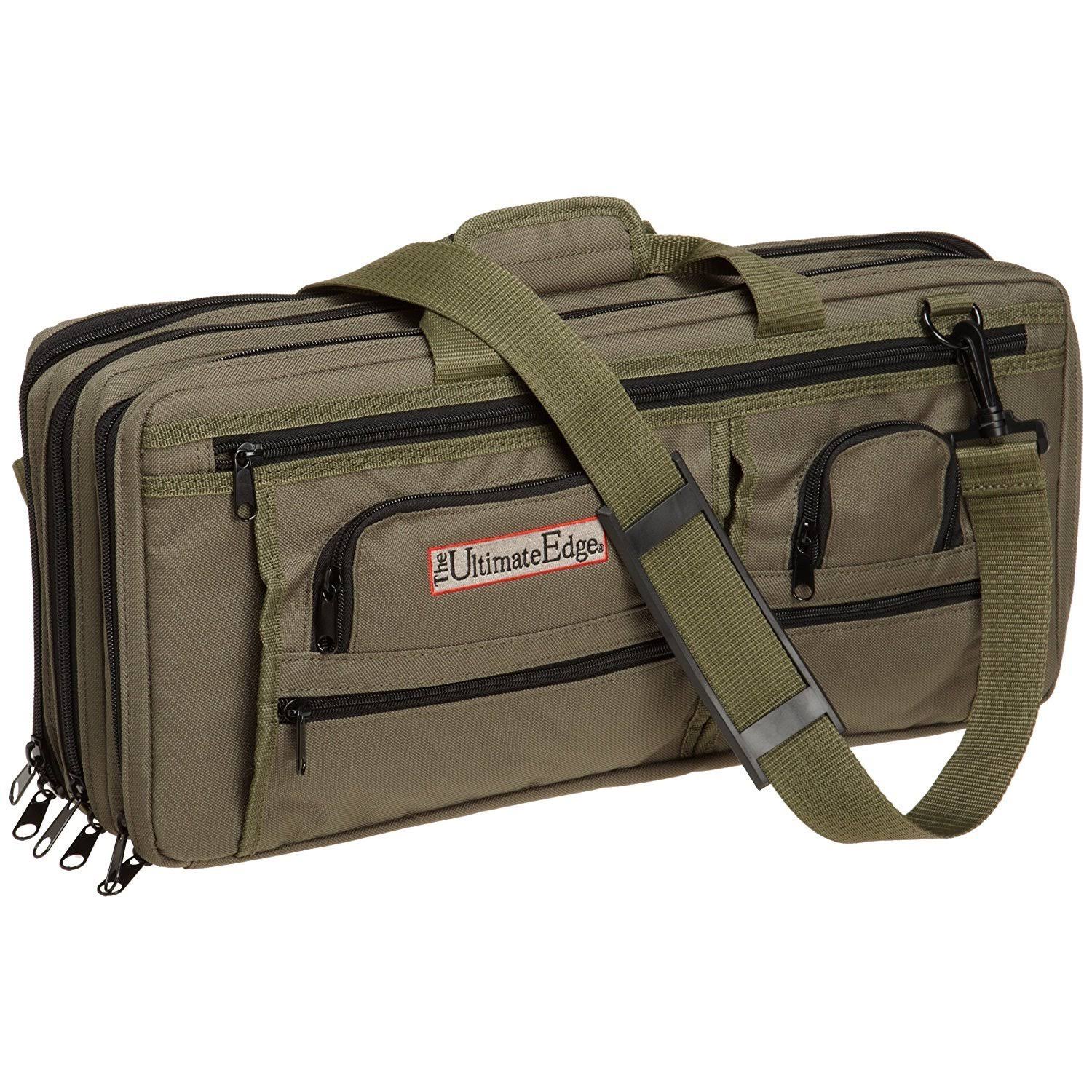 The Ultimate Edge 2001-EDOL Deluxe Chef Knife Case, Olive