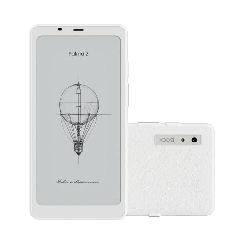 BOOX Palma2 Mobile ePaper eBook Reader Fingerprint Recognition Smart Button Dual Microphones Off White - Radiant Selections