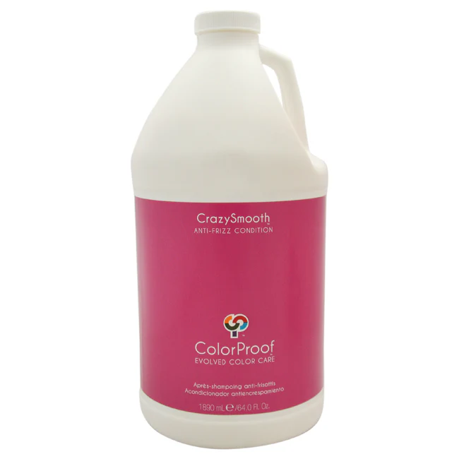 ColorProof CrazySmooth Anti-Frizz Conditioner by ColorProof for Unisex - 64 oz Conditioner