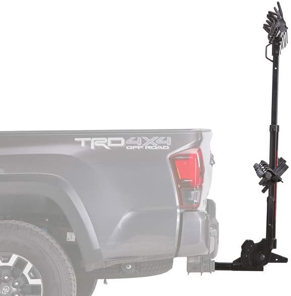 YAKIMA, Hangover Vertical Hitch Rack for Suspension Fork Bikes, 6 Bike